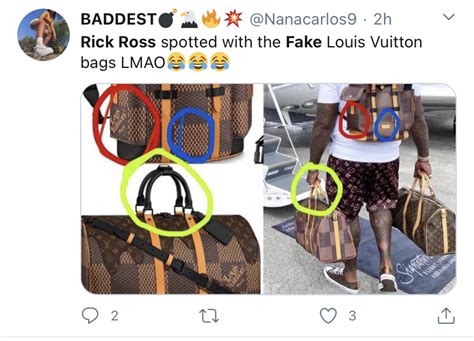 rick ross fake lv bag